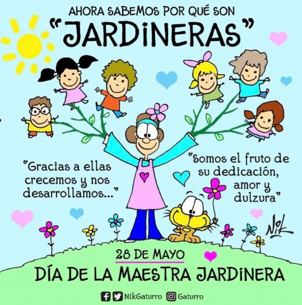 28 de Mayo: Día de la Maestra Jardinera y los Jardines de Infantes