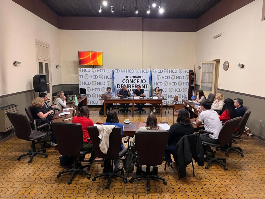 Concejo Deliberante: reunión de Comisión Plenaria con visita de funcionarios