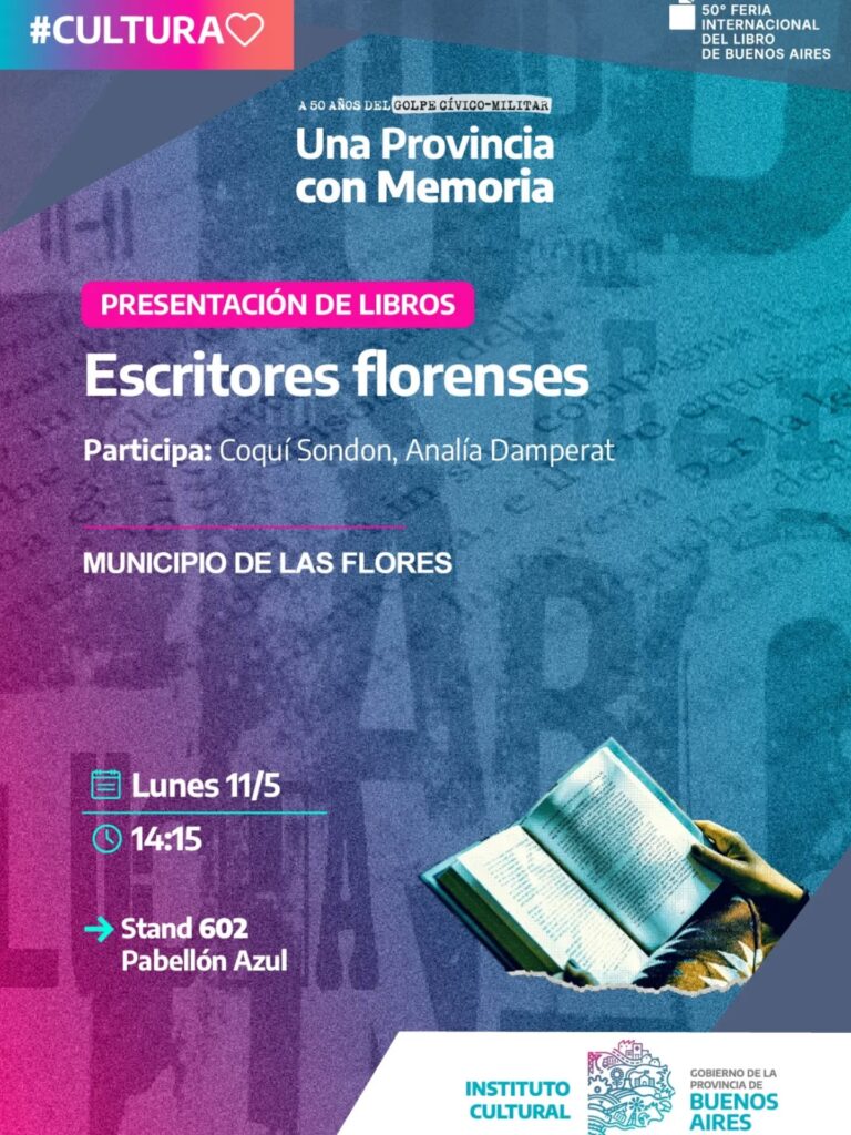Mañana FM ALPHA acompaña a Sondón y Damperat en la 50° Feria internacional del libro.