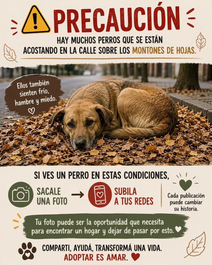 Piden precaución a los automovilistas por los perros que descansan en los 