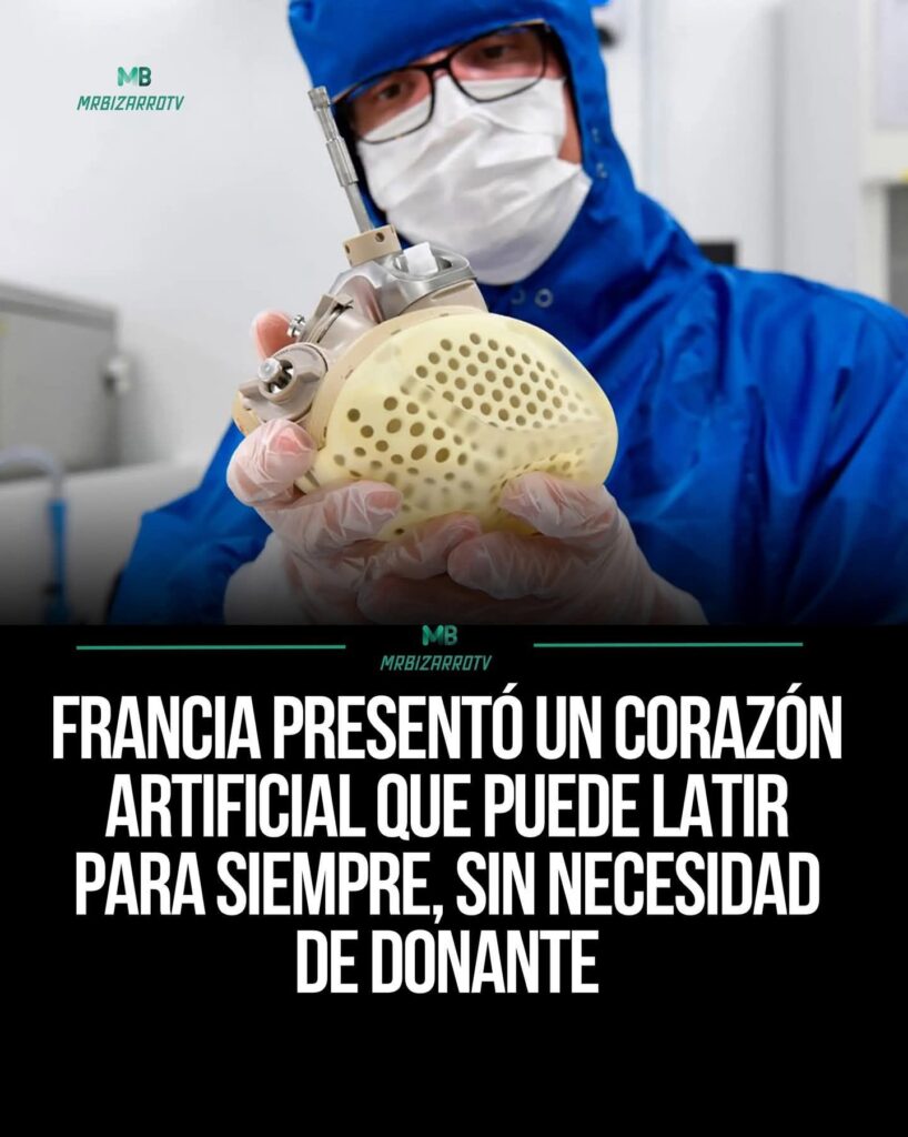 La Buena Noticia: Francia desarrolló un corazón artificial que imita al humano