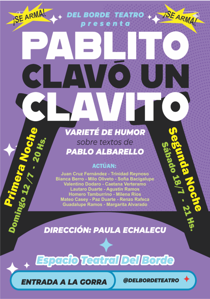 Teatro Del Borde/Adolescentes presenta 