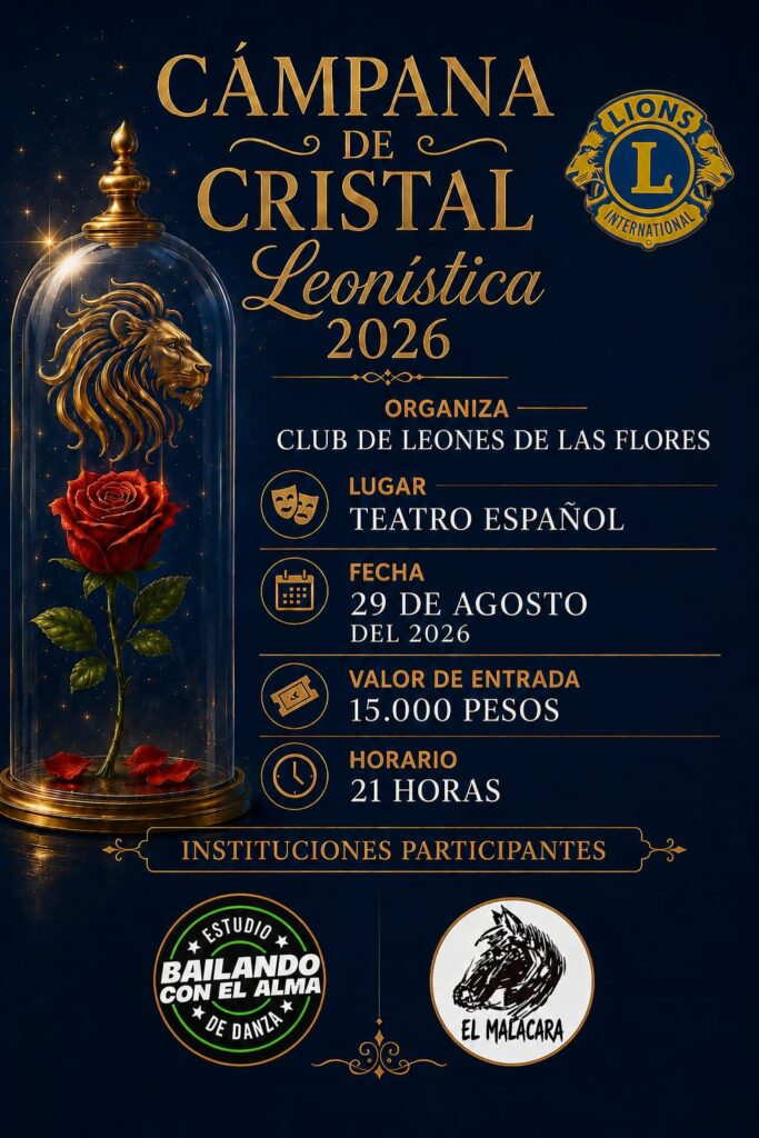 Cuenta regresiva para la Campana de Cristal Leonística 2026