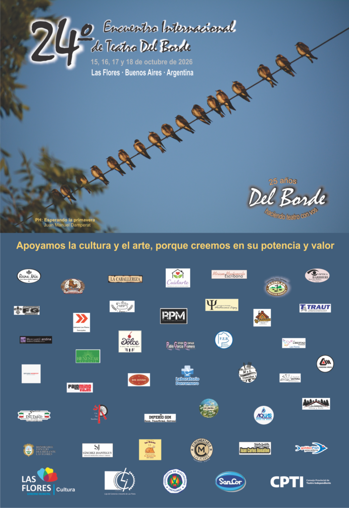 El 24º Encuentro Internacional de Teatro Del Borde contará con participantes y propuestas de lujo