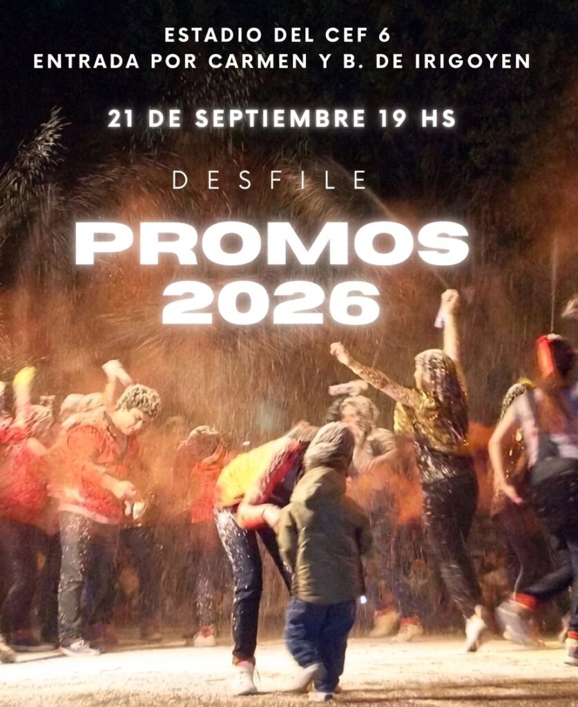 La Promo 2026 realiza este lunes el tradicional desfile por el Día del Estudiante