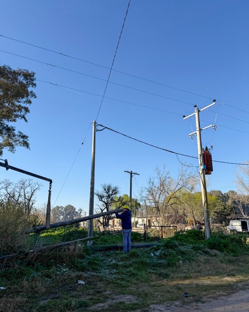 Trabajos realizados en el corte programado de energía eléctrica