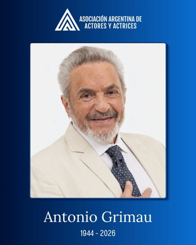 Dolor en el mundo del espectáculo: murió el actor Antonio Grimau